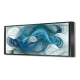 Cuadro Decorativo Moderno Canvas Con Bastidor Enmarcado Marco Flotante  Abstracto Hd No Sintetico Tintas Ecológicas 