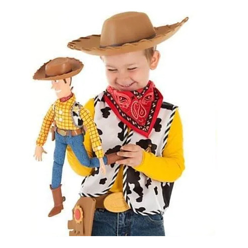 Boneco Woody Brinquedo Toy Story Com Frases Em Inglês