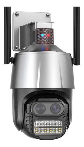 8mp Cámara De Seguridad Exterior 4k Dual Lente 8x Zoom Alarm