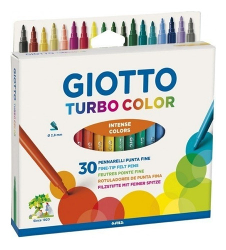 Giotto Turbo Color X 30 Colores