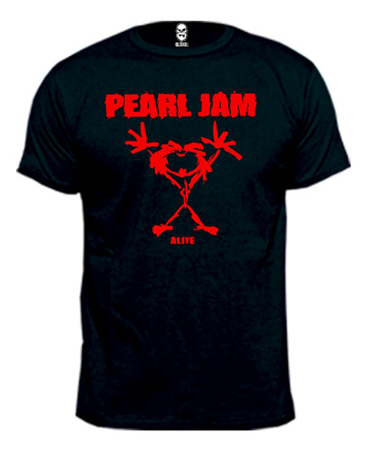 Remera Pearl Jam Alive 100% Algodón Premium Peinado