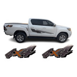 Juego Calcos  Sr Dx Sr 2016 Hilux Toyota Completo Con 4x4