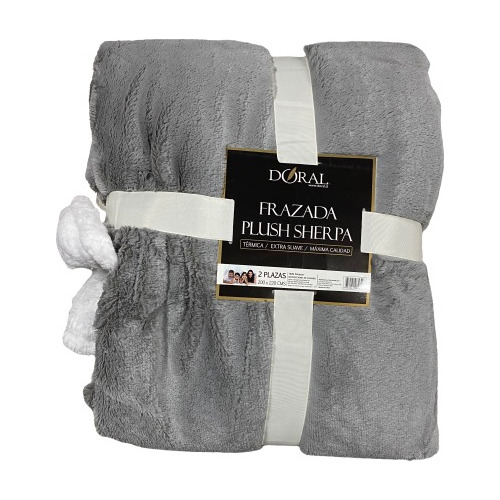 Frazada Plush Sherpa 2 P. Hiper Termica Doral 200x220