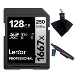 Lexar Tarjeta De Memoria Sdxc Uhs-ii, U3, V60, 128gb