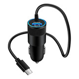 Cargador De Coche Usb C Rápido Para Samsung Galaxy A54 A14 5