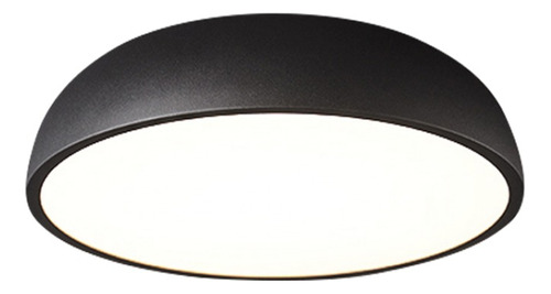 Plafón Led Dakar M Negro O Blanco 50w Diseño Moderno 50cm Db