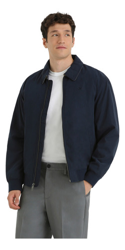 Chaqueta Hombre Microtwill Bomber Slim Fit Azul Dockers