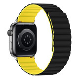 Malla Para Apple Watch All Series 38/40/41mm Magnetic Neg Am