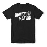 Playera Raiders Futbol Americano Raider Nation  Mod 03