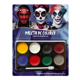 Maquillaje Para Halloween Kit De Pintura Varios Colores