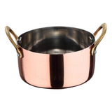 Mini Olla 12.6cm En Acero Inoxidable Cooperly Color Cobre