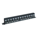 Organizador De Cables Horizontal De 1u Para Rack De 19  Con