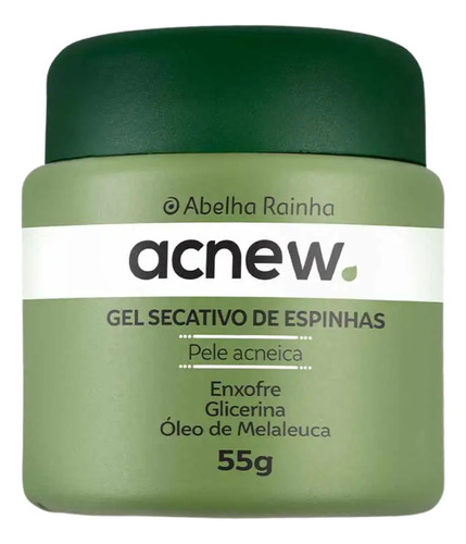 Gel Secante De Espinhas Acnew Secativo Abelha Rainha 55g