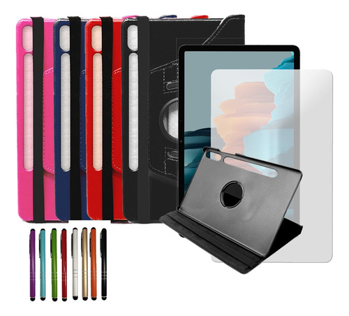 Capa Tablet + Pelicula + Caneta Para Galaxy Tab S7 T870 T875