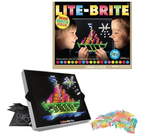 Lite Brite Juego Pizarron De Luz Niños Regalo Navidad