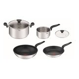 Bateria De Cocina 6pz Acero Inoxidable Induccion Tefal/t-fal