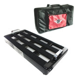 Pedalboard Cfd Fiberglass 60x30 Preto+bag+eletrica 2jacks