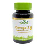 Omega 3 Vegetal (aceite De Linaza) 180 Cáps Vidanat Vegano Sabor Sin Sabor