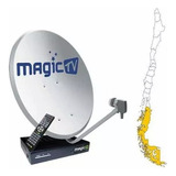 Kit Decodificador Magictv Hd Antena Satelital 90cm+lnb Doble