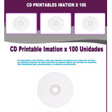 Cd Printable Imprimibles Imation X 100 Unidades