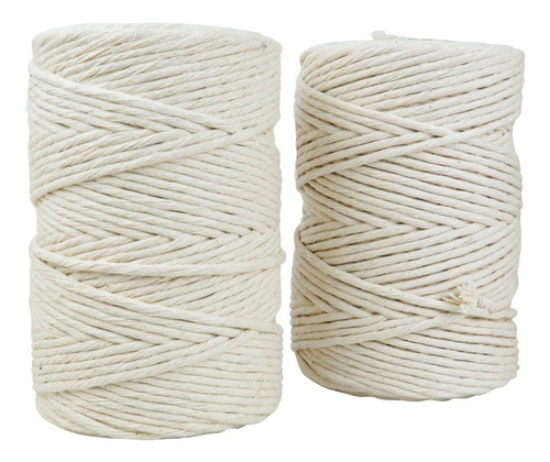 Hilo De Algodon Macrame Crudo Mejor Calidad Varios Grosores