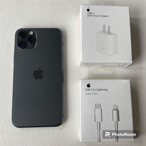 iPhone 11 Pro De 64 Gb Graphite Bat 100 % Cargador Y Cable