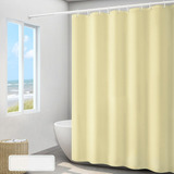 Cortina De Baño Ducha Impermeable 180x180cm + 12 Ganchos 235