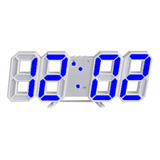 Reloj Digital De Pared Modernos Led 3d Con Alarma