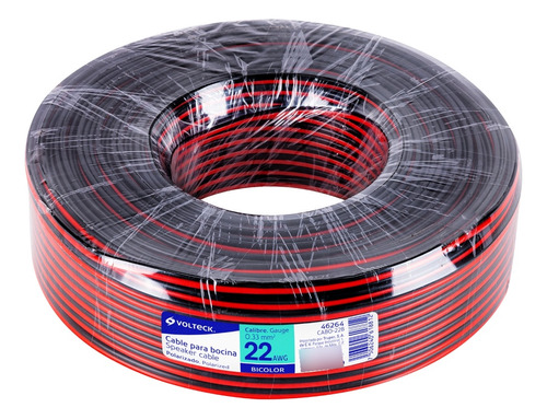 Cable Para Bocina 22 Awg Bicolor (100 Mts) Volteck 46264