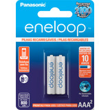 50 Pilhas Recarregáveis Panasonic Eneloop Aaa (25 Cartelas)