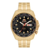 Relógio Orient Masculino Automático 469gp057f P1kx Cor Da Correia Dourado Cor Do Bisel Dourado Cor Do Fundo Preto