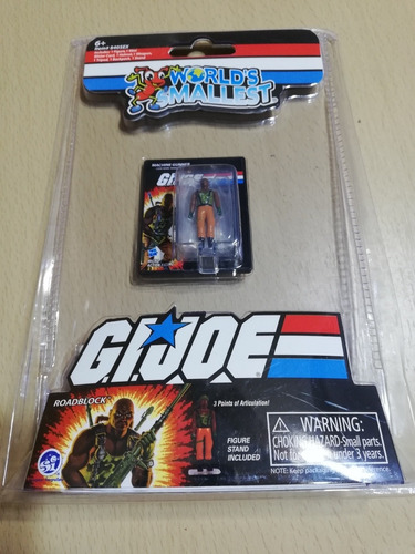 World's Smallest G.i.joe Roadblock Figura Micro 