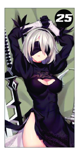 Dakimakura Nier Automata Funda 2 Lados+relleno Promo