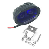  20w Impermeable Azul Led Motocicleta Faro Del Coche 