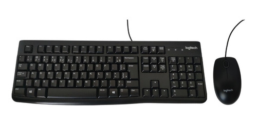 Kit Teclado E Mouse Logitech Mk120 Usb Pt-br Abnt2 S/j