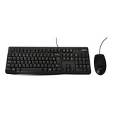 Kit Teclado E Mouse Logitech Mk120 Usb Pt-br Abnt2