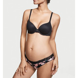 Calcinha Victorias Secret Gestante Cetim E Renda Bk Flower