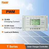 Controlador De Tempo Duplo De Carga Solar Powmr Mppt 30a