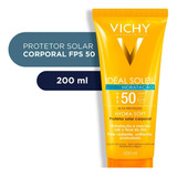 Protetor Solar Corporal Fps50 Vichy Idéal Soleil 200ml