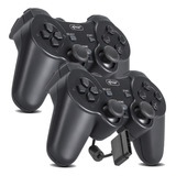 Kit 2 Controles Joystick Playstation2 Ps1 Manete Dualshock