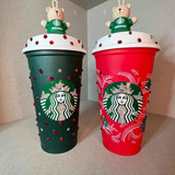 Vaso Starbucks Navidad Y Llavero Edición Limitada  + Bling