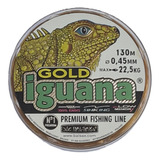 Nylon Balsax Iguana Gold 0,45mm 130mts 22,5kg Jandar Gold