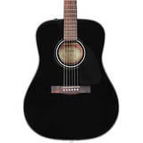 Fender Cd-60 V3 Dreadnought Acoustic Guitar, Black W/ Ha Eea