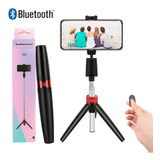 Palo Selfie Con Trípode Y Control Bluetooth Monopod Celular
