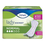 Absorvente Tena Lady Discreet Normal 2 Pacotes 16 Und !