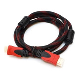 Cable Hdmi 1.5 Metros Full Hd Blindado Enmallado Y Reforzado