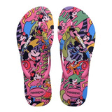 Chinelo Havaianas Slim Disney Stylish Minnie Feminino Adulto