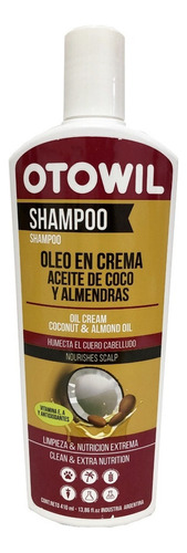 Shampoo Aceite De Coco Y Almendras De Otowil X410ml