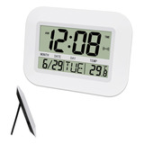 Reloj De Pared Digital Led, Despertador, Fecha Y Temperatura