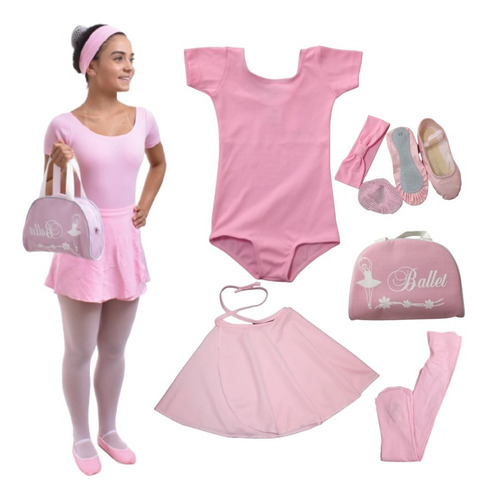 Kit Roupa De Ballet Infantil